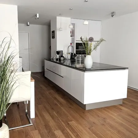 Quartier Hafenspitze, Blickrichtung Hafen Ferienwohnung 